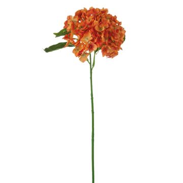 Hortensia en tissu LOBPURI, orange, 55cm