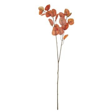 Branche d'eucalyptus artificielle SOPONG, rouge-orange, 80cm