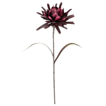 Fleur artificielle Reine de la nuit MOADI, rouge bordeaux, 90cm