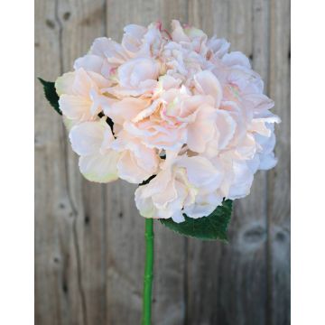 Hortensia artificiel MALENA, rose clair, 40cm, Ø19cm