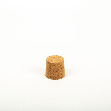 Bouchon conique SERILDA en liège aggloméré, naturel, 3cm, Ø3/3,4cm