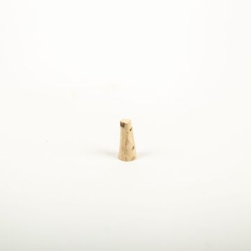 Bouchon conique ALMEDA en liège naturel, clair, 1,8cm, Ø0,5/0,8cm