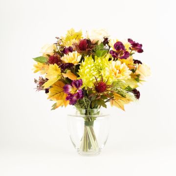 Udo's choice : Bouquet d'automne LIMBANI, vanille-mauve-violet, 50cm, Ø45cm