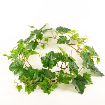 Guirlande de vigne artificielle IGNATIUS, collection écologique, vert, 150cm