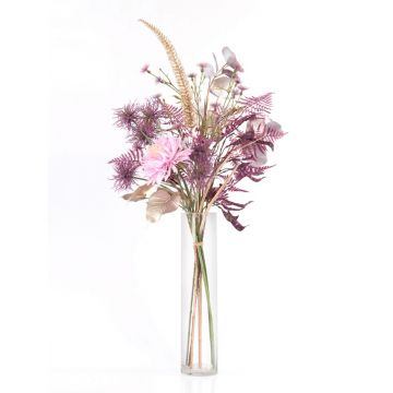 Bouquet du Nouvel An artificiel MENAMI, hamamélis, violet-champagne, 95cm, Ø45cm