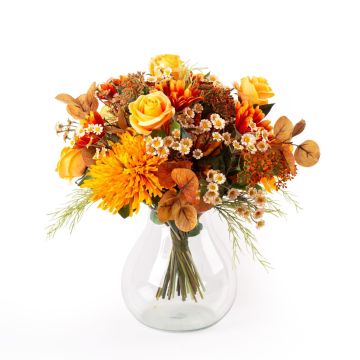 Udo's choice : Bouquet automnal TISSAIA, orange, 45cm, Ø60cm