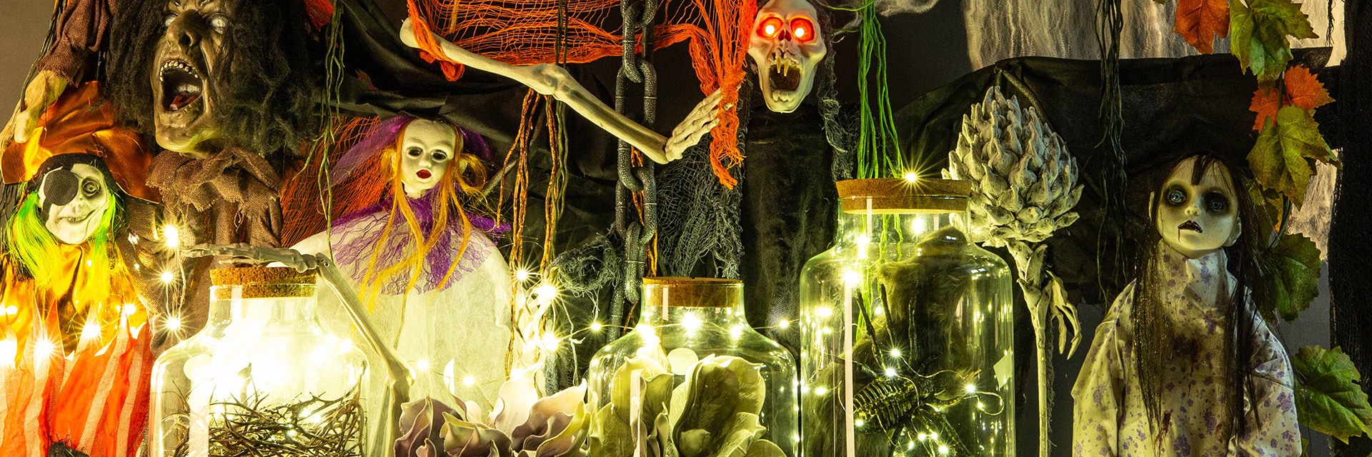 Plaisir effrayant avec la déco d'horreur