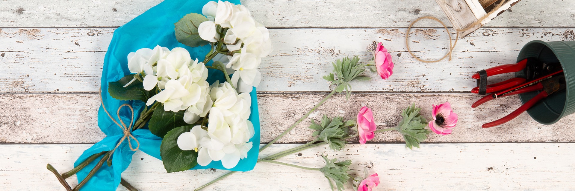 Bouquets & arrangements d'hortensias personnalisés