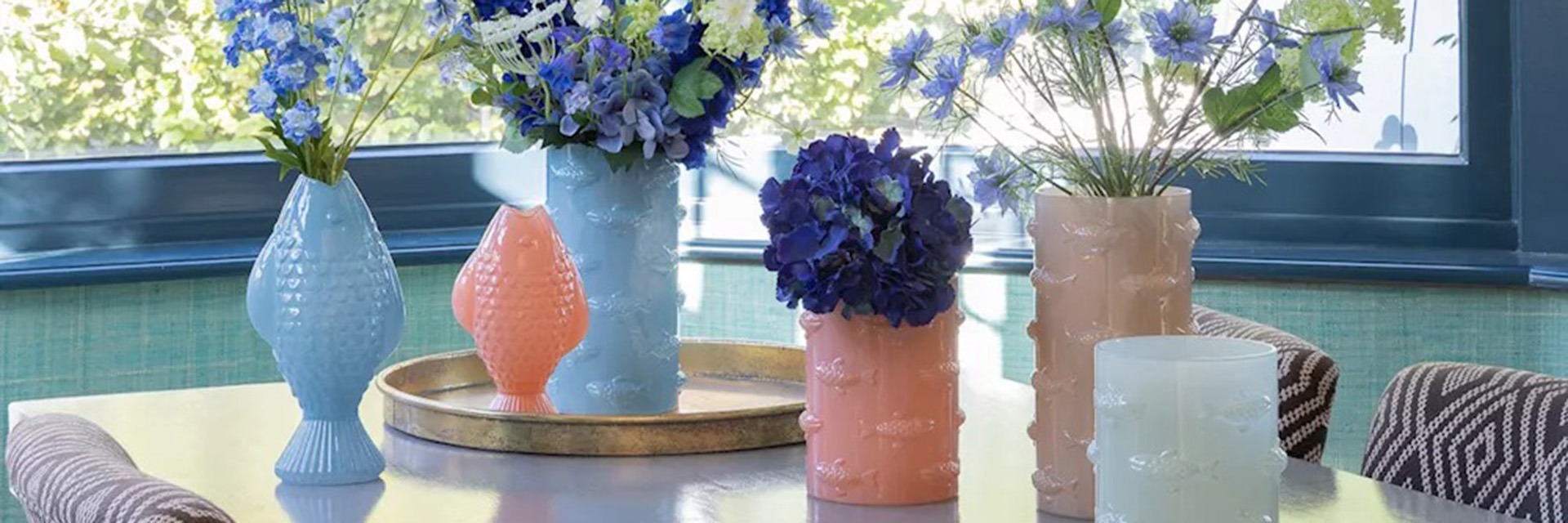 Assortiment de décorations de table pour l'été